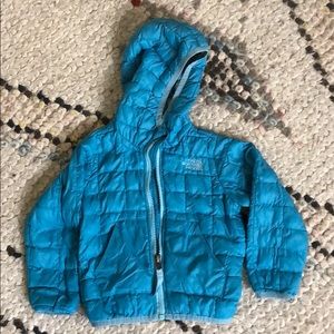 The North Face Puffer coat 2T turquoise!
